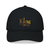 Organic Embroidered Baseball Cap - 'King' Design for Casual Style
