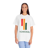 TCHECKAS Unisex Garment-Dyed T-shirt - Vibrant Streetwear for Everyday Style