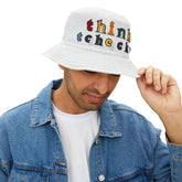 Chess-Inspired Bucket Hat - 'Think. Check.'