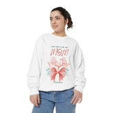 Can't Wait to Be Your Mom Sweatshirt - Unisex Garment-Dyed
