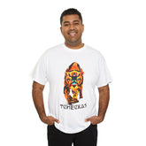 Vibrant Lion Graphic Men Heavy Cotton Tee - Wild Spirit Apparel