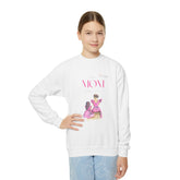 Mom and Daughter Love Youth Crewneck Sweatshirt - Perfect Gift for Mother's Day