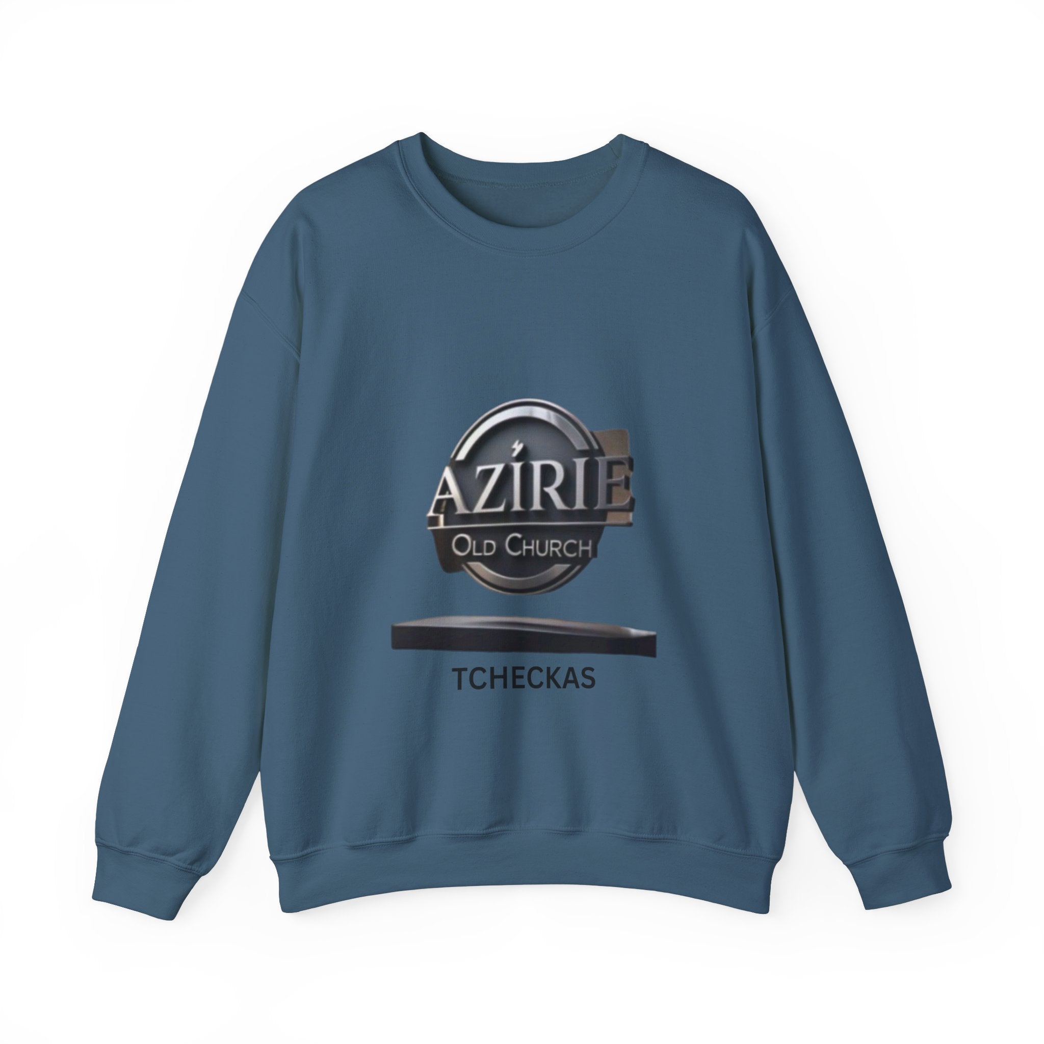 Azirie Old Church Unisex Heavy Blend™ Crewneck Sweatshirt