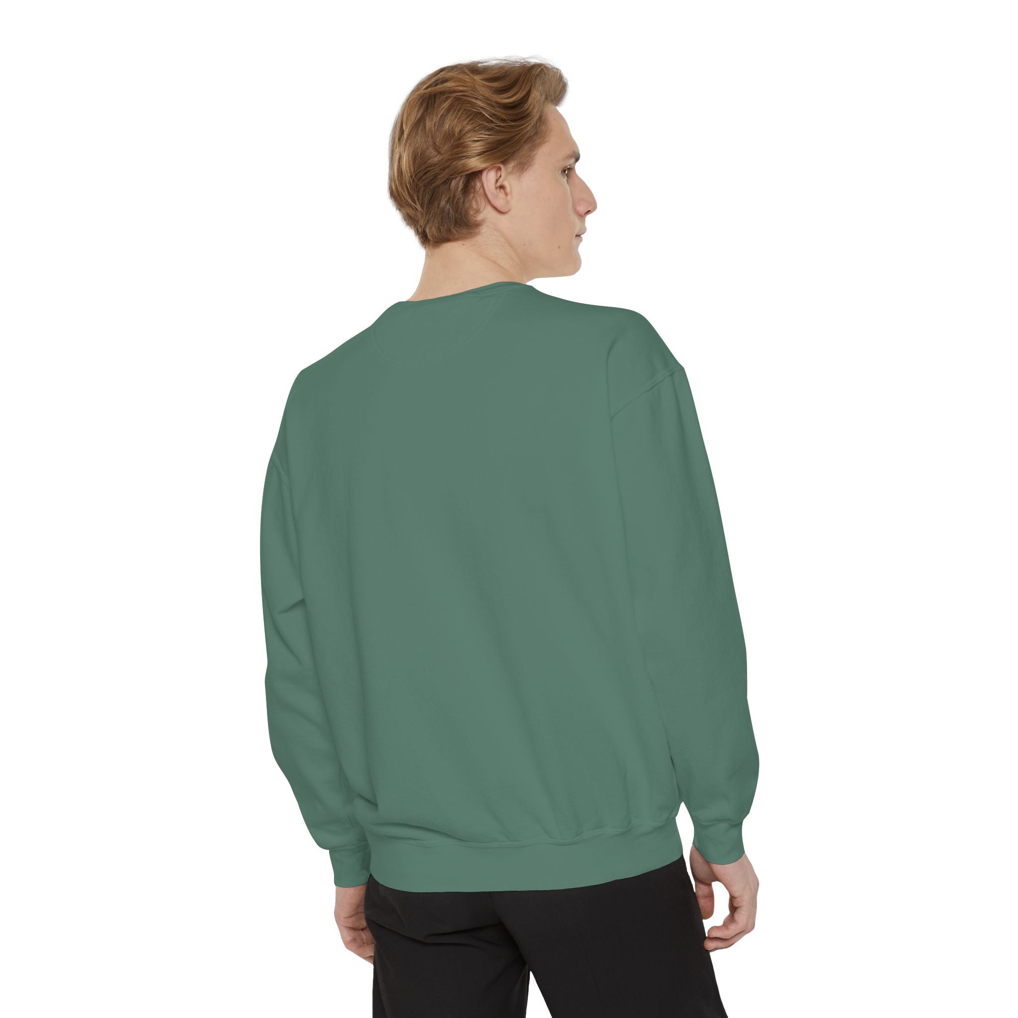 Unisex Candy-Themed Garment-Dyed Sweatshirt - Perfect for Sweet Celebrations!