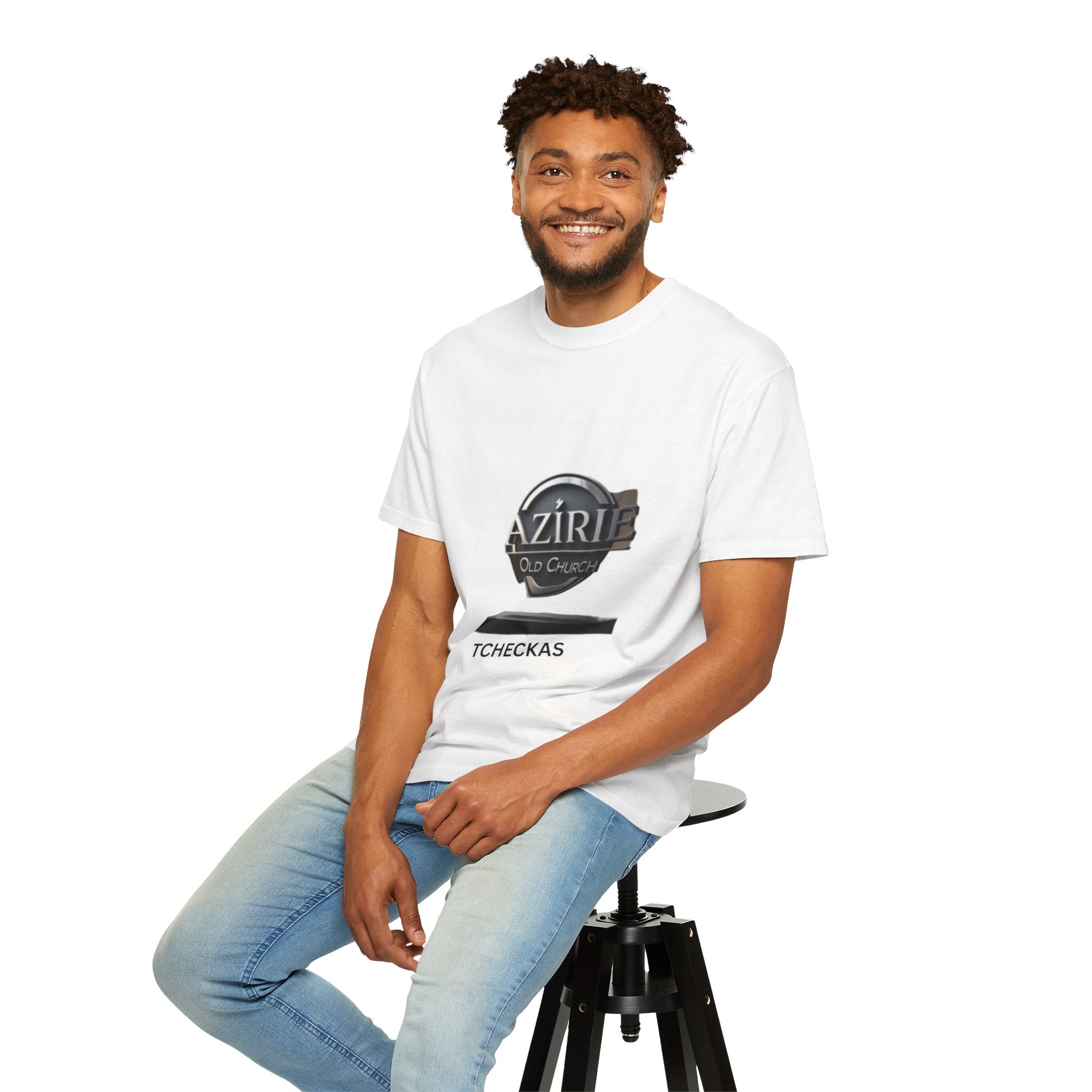 Azirie Old Church Graphic Unisex T-Shirt - Stylish, Casual Wear for All Occasions
