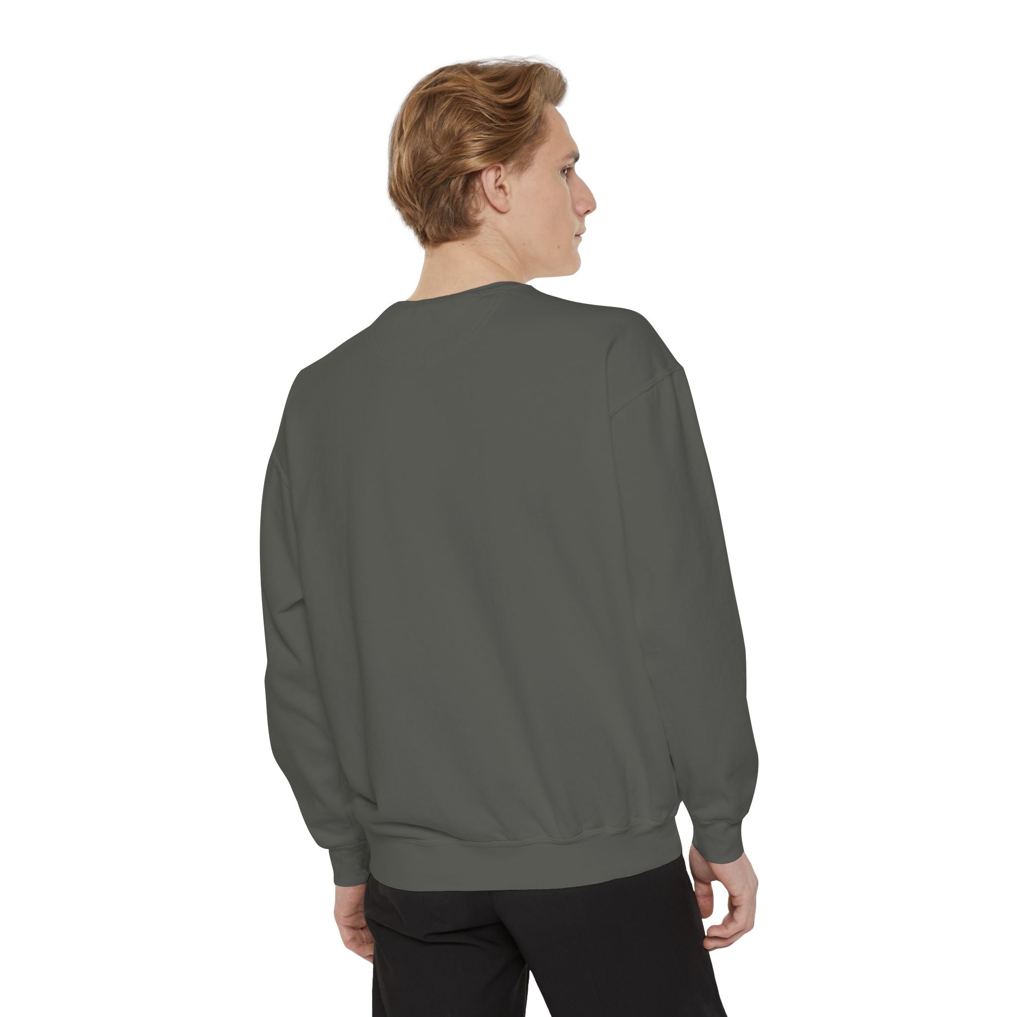 Unisex Candy-Themed Garment-Dyed Sweatshirt - Perfect for Sweet Celebrations!