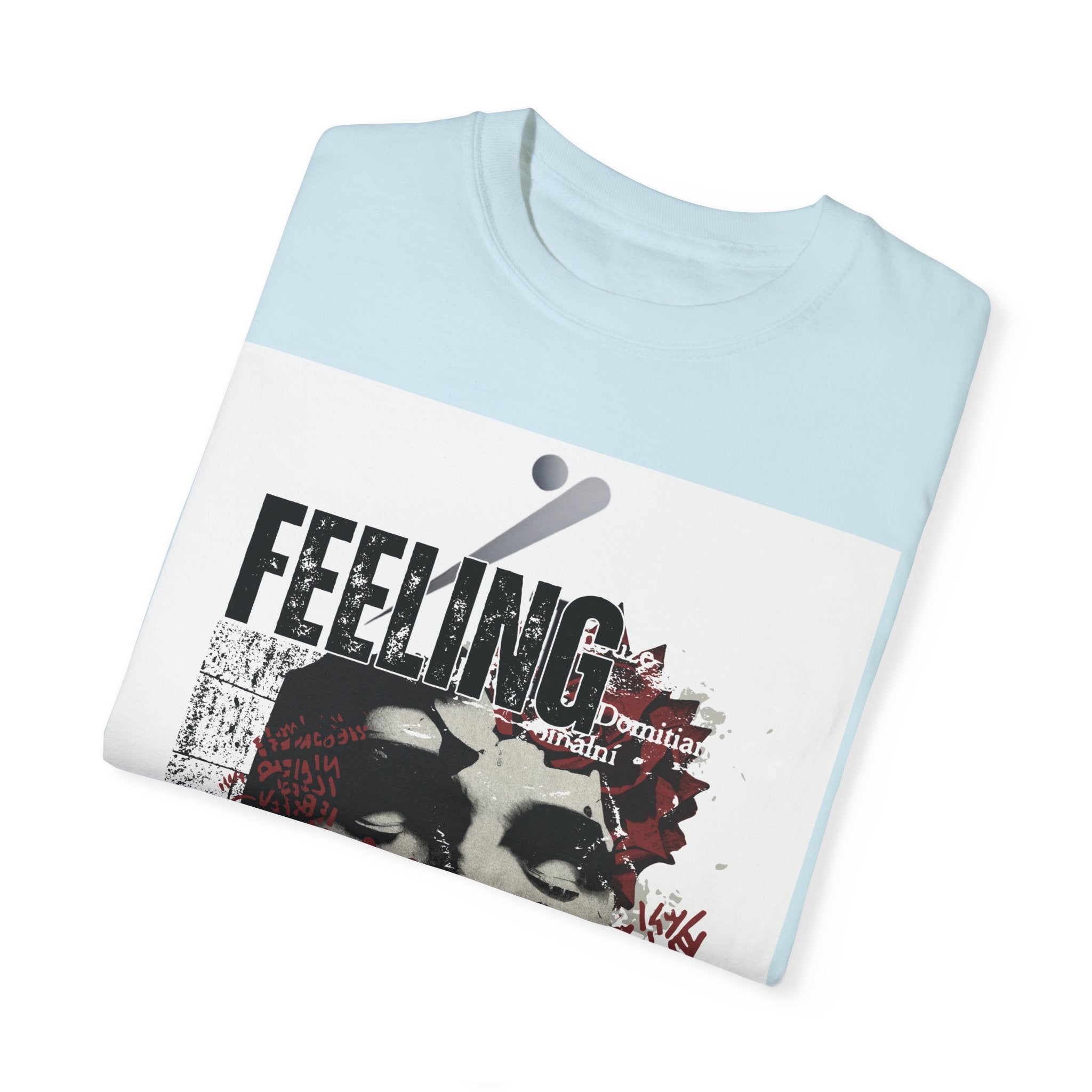 Feeling Empty Unisex Garment-Dyed T-Shirt | Artistic Expression Tee