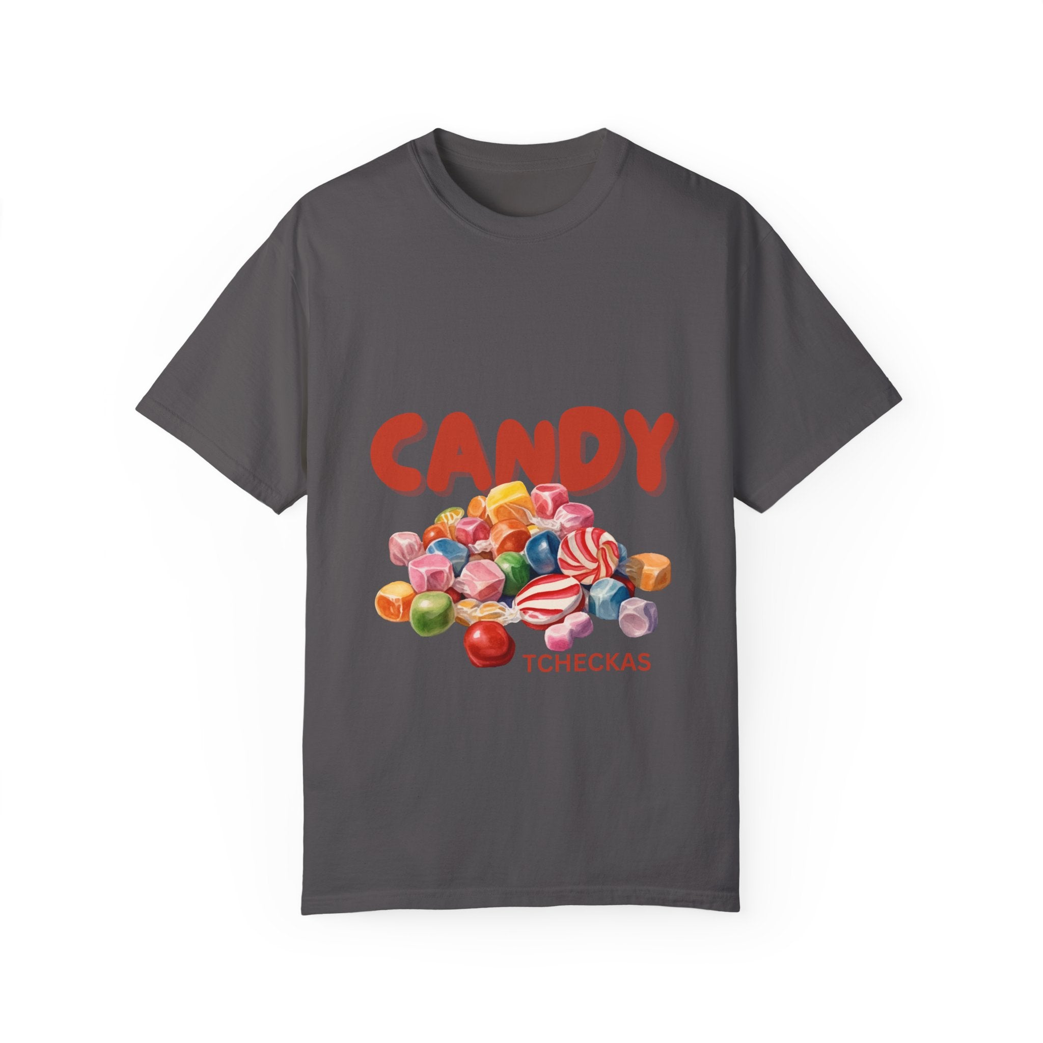 Whimsical Candy Unisex Garment-Dyed T-Shirt