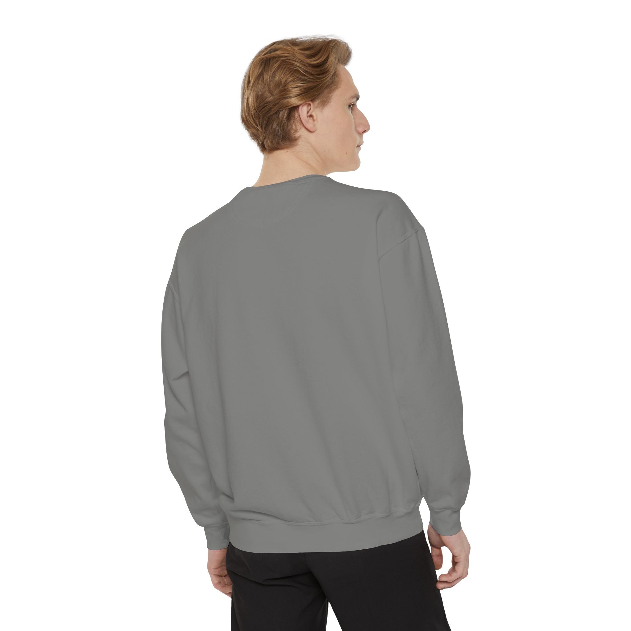 Unisex Candy-Themed Garment-Dyed Sweatshirt - Perfect for Sweet Celebrations!