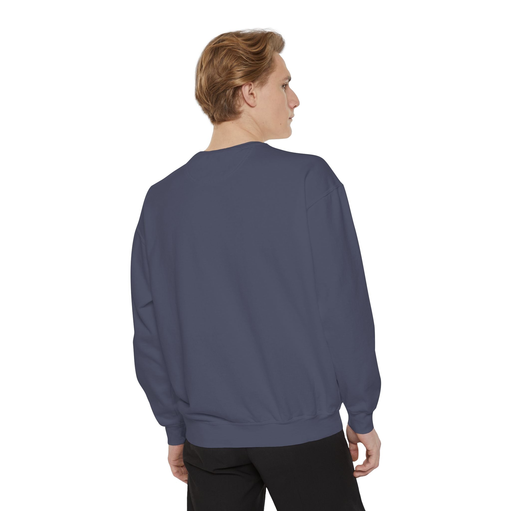Fearless Lion Unisex Garment-Dyed Sweatshirt - Bold Graphic Apparel for Inspiring Confidence