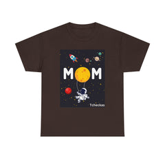 Astronaut Adventure Unisex Heavy Cotton Tee - Cosmic Space Design