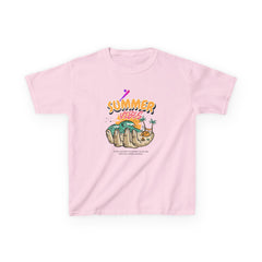 Kids Summer Vibes Tee - Fun Vacation Graphic T-Shirt for Young Explorers