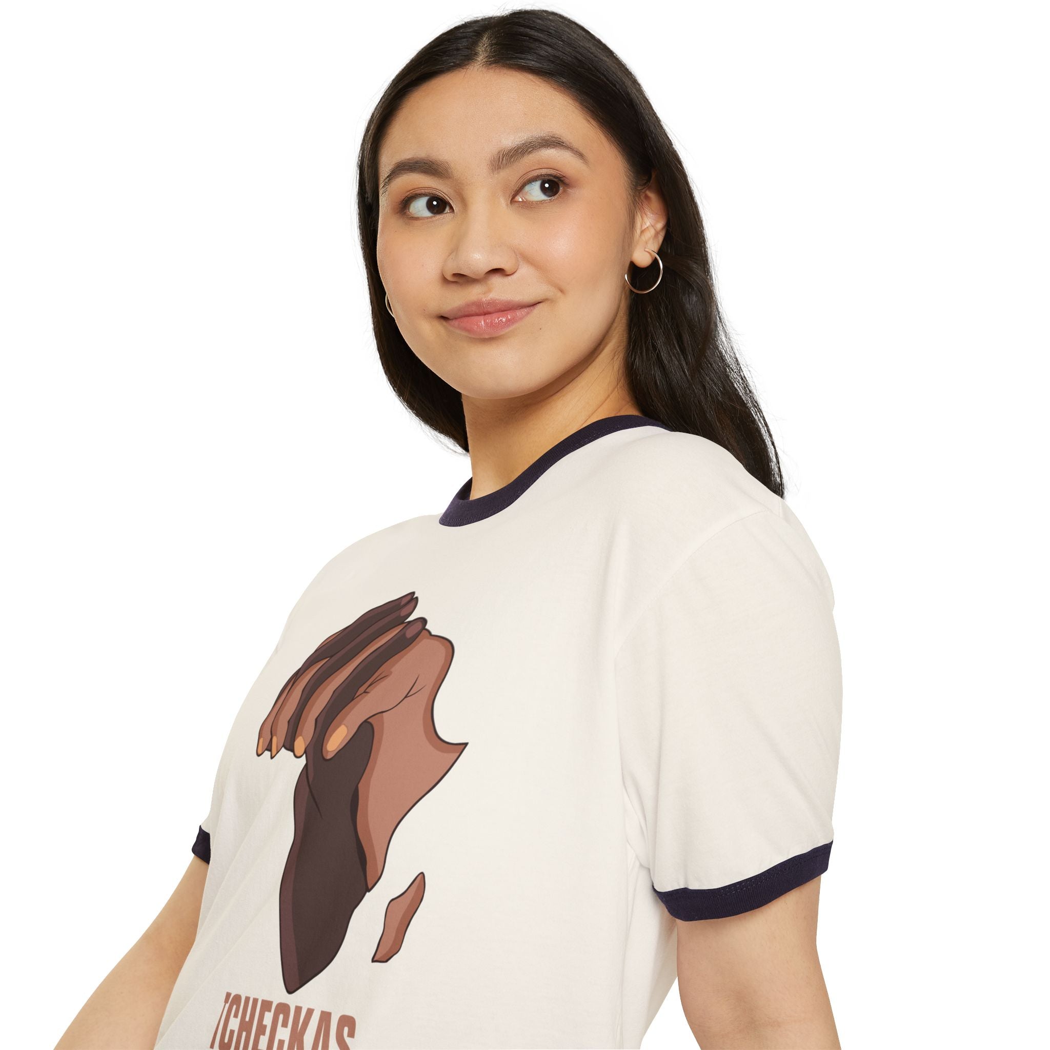 African History Ringer T-Shirt - TCHECKAS Design for Cultural Pride