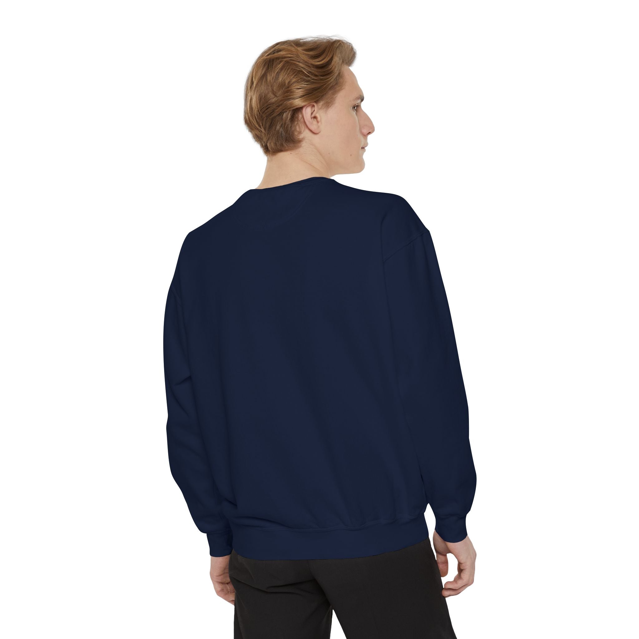 Unisex Candy-Themed Garment-Dyed Sweatshirt - Perfect for Sweet Celebrations!