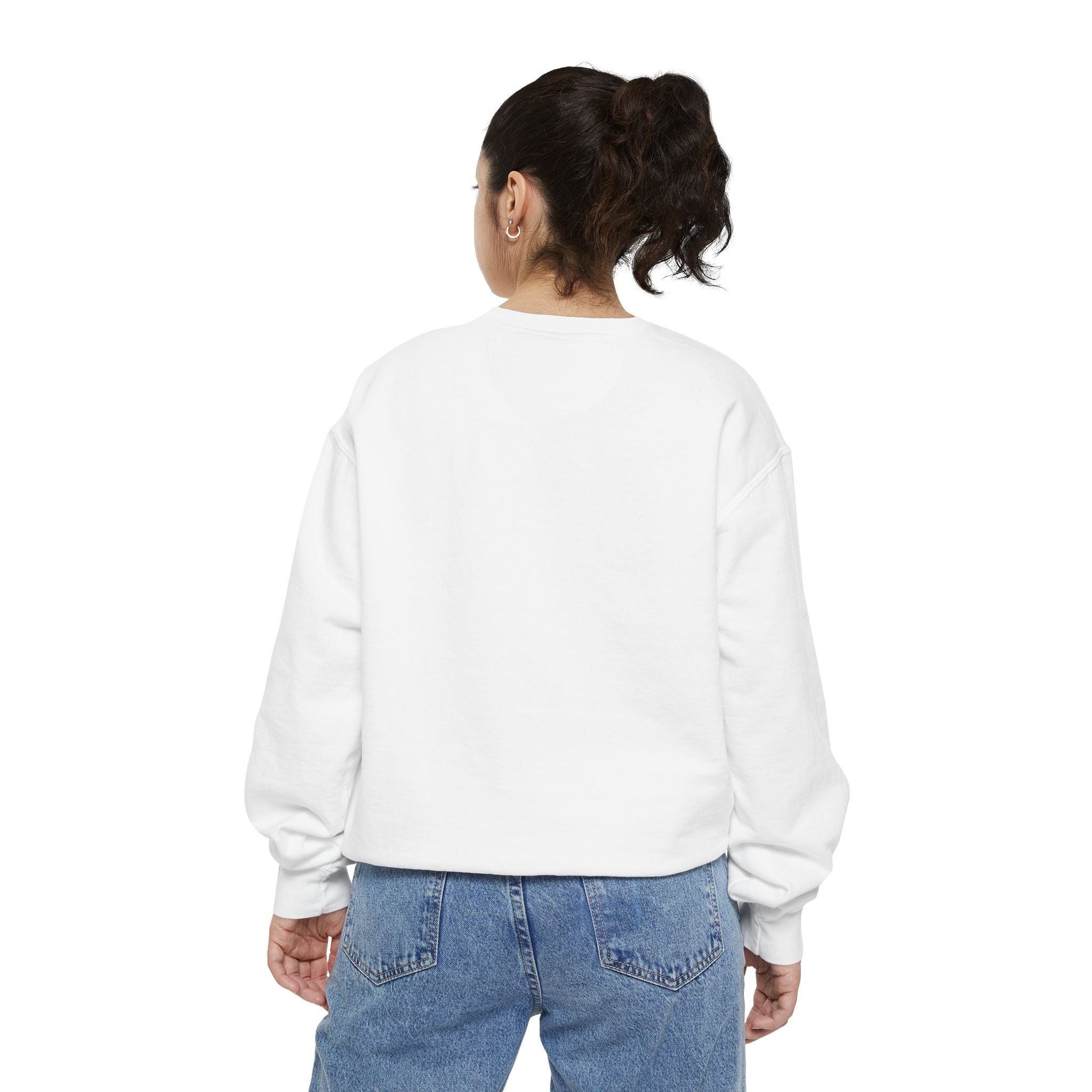 Unisex Candy-Themed Garment-Dyed Sweatshirt - Perfect for Sweet Celebrations!